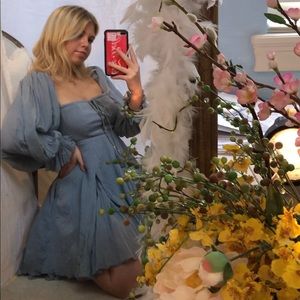 FLOWY BOHEMIAN COTTAGE CORE FAIRY DRESS